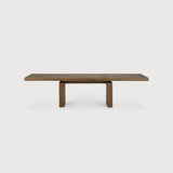 Double Extendable Teak Wood Dining Table