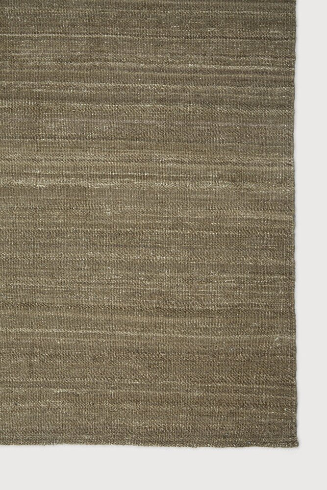 Nomad 100% Wool Kilim Rug, Cumin
