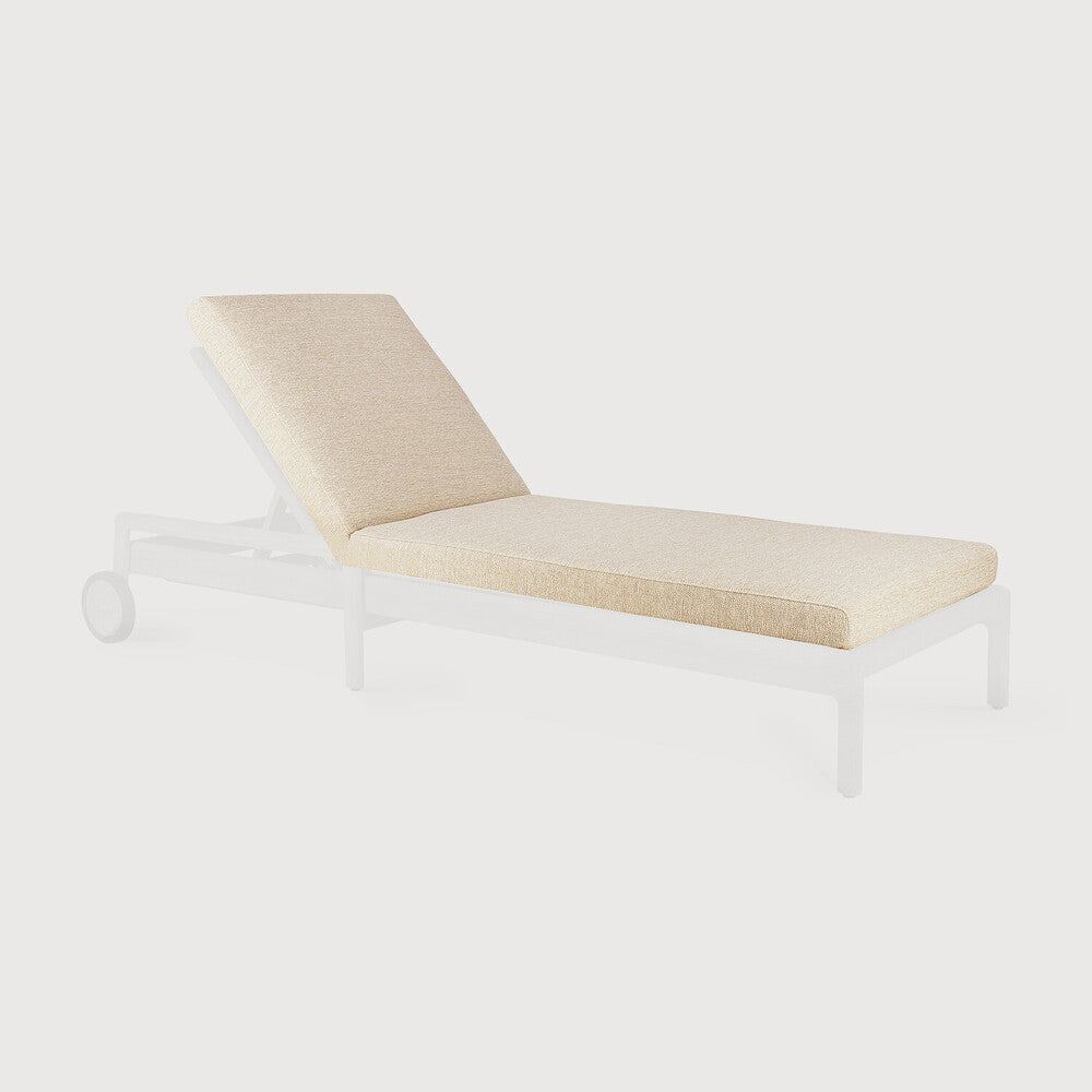 Jack Outdoor Adjustable Lounger Cushion, Natural