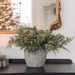Earthy Blue Planter Pot