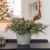 Earthy Blue Planter Pot