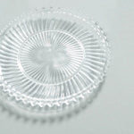 Danielle Aurora Ribbed Glass Plate