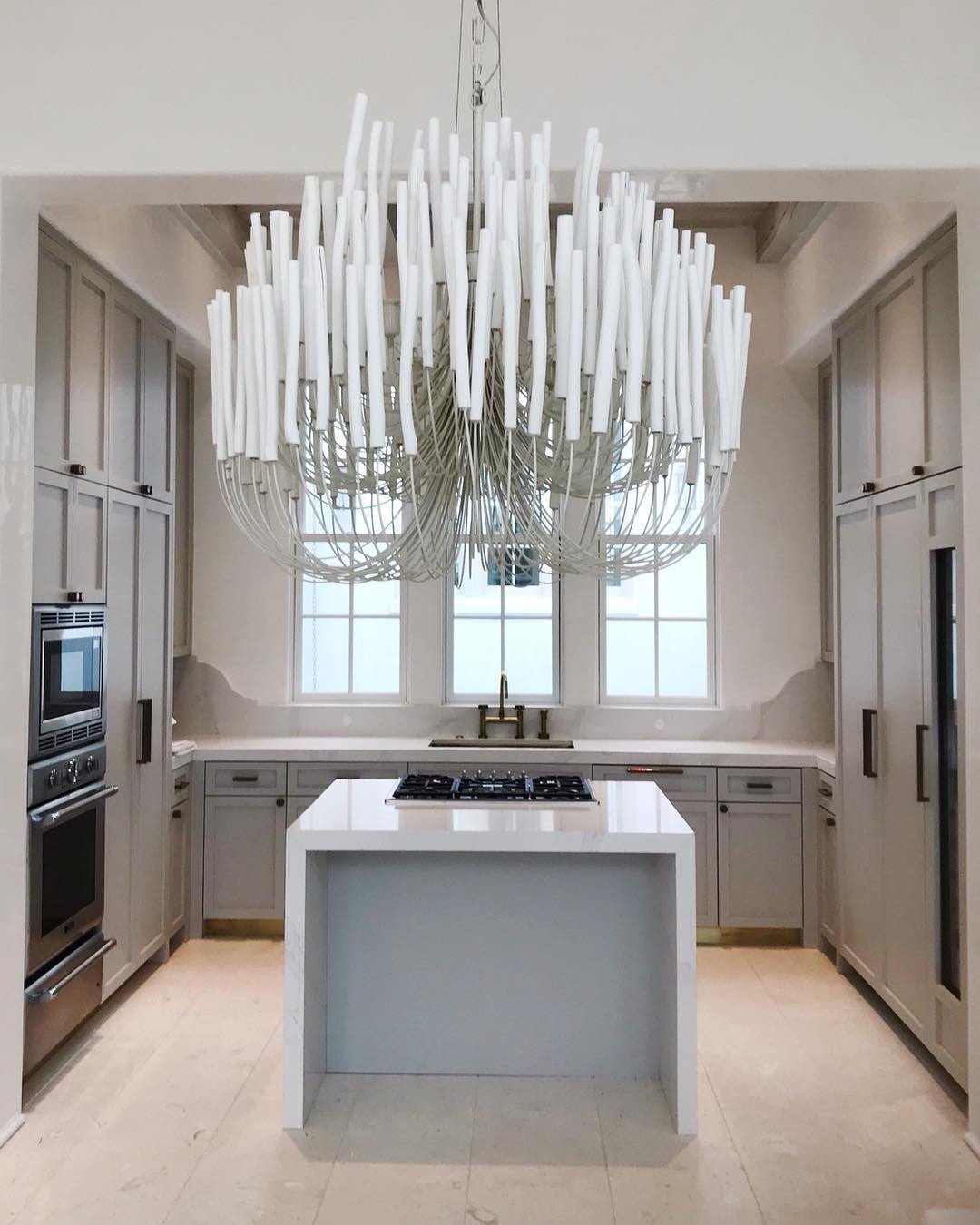 Tilda Multi - Tiered White Chandelier, Large