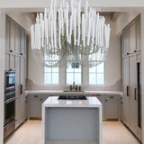 Tilda Multi - Tiered White Chandelier, Large