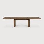 Double Extendable Teak Wood Dining Table