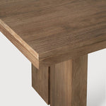 Double Extendable Teak Wood Dining Table
