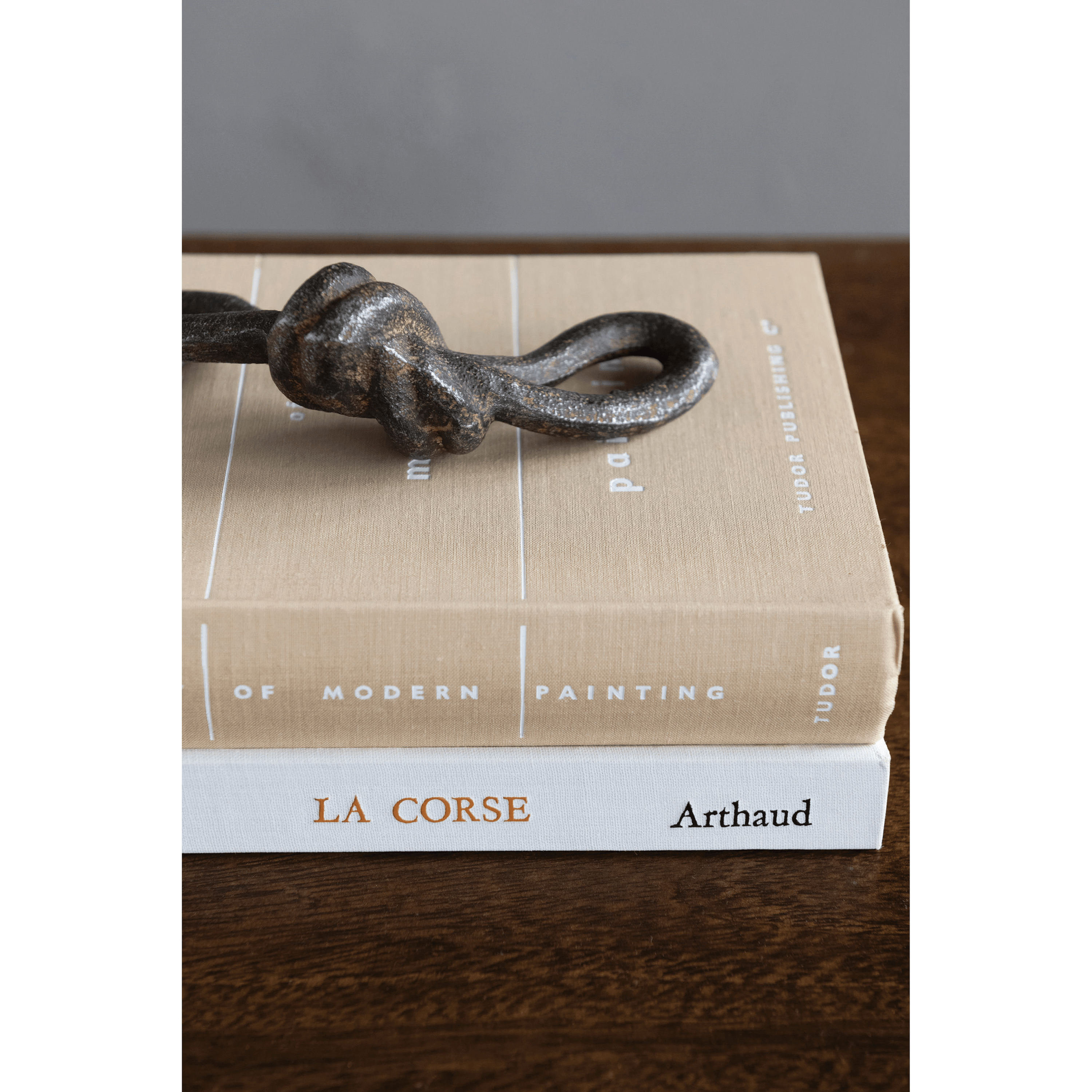 Cast Iron Black Knot Décor White Cliff Studio Decorative Objects