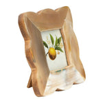 Scalloped 3x3 Resin Picture Frame