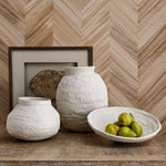 Ceramic Woven Basket - Look Vase, Large