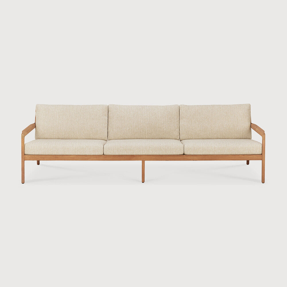 Jack Indoor / Outdoor Teak Sofa, 3 - Seater, Natural