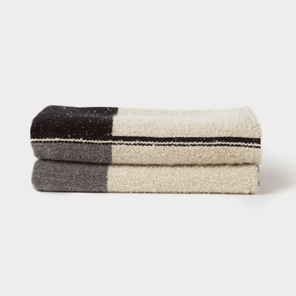 Urban Color Block Throw Blanket