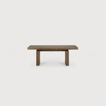 Double Extendable Teak Wood Dining Table