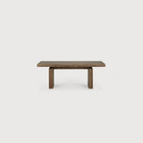 Double Extendable Teak Wood Dining Table