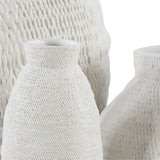 Ceramic Woven Basket - Look Vase, Large