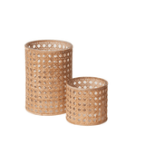 Oliver Cane Votive Candle Holder