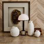 Mini Ceramic Woven Basket - Look Vases, Set of 3