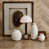 Mini Ceramic Woven Basket - Look Vases, Set of 3