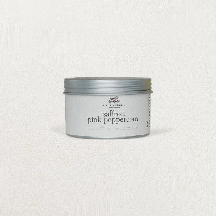 Saffron Pink Peppercorn Sea Salt