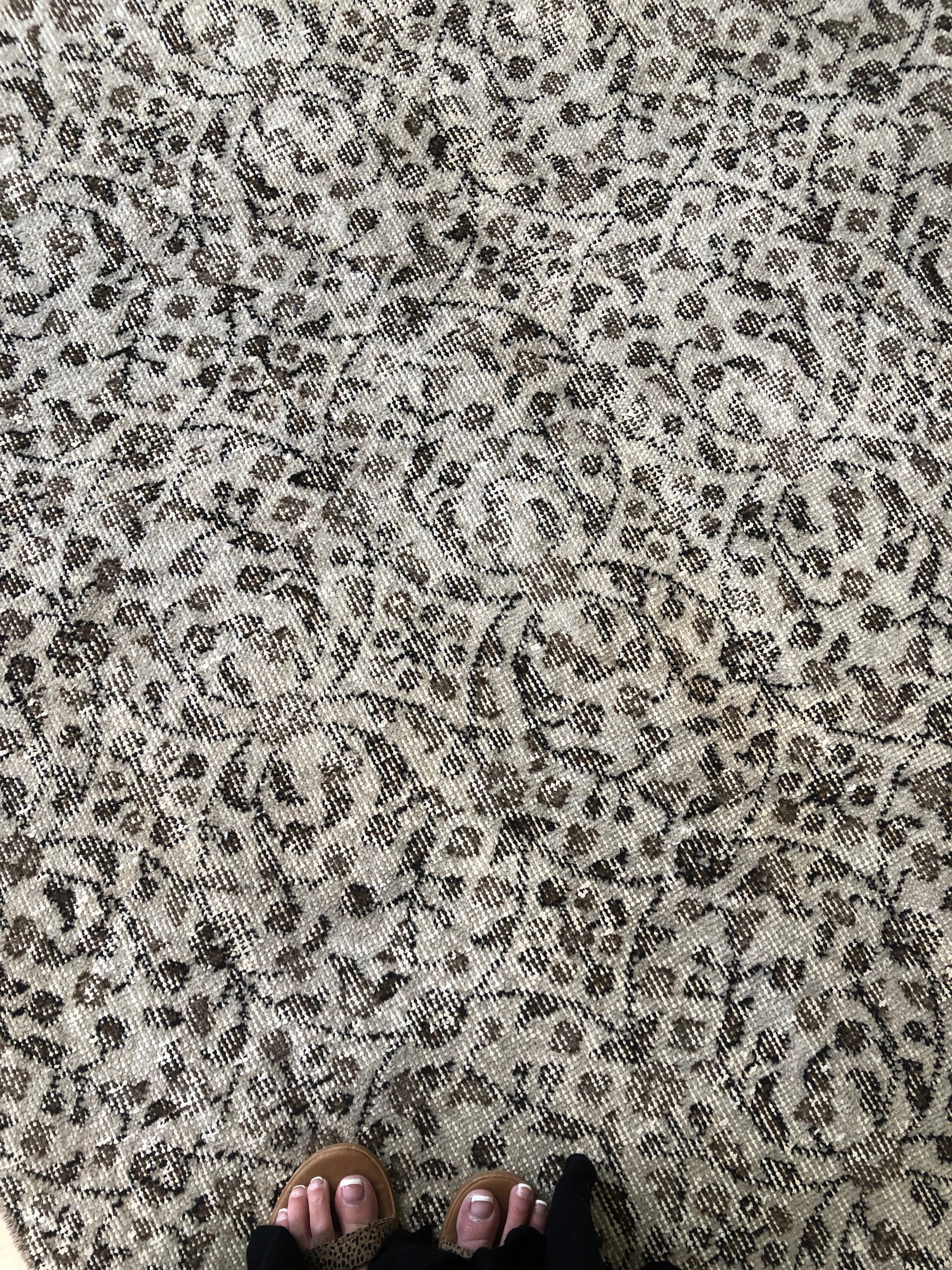 Rosalie 4x6 Vintage Neutral Turkish Rug White Cliff Studio Rugs