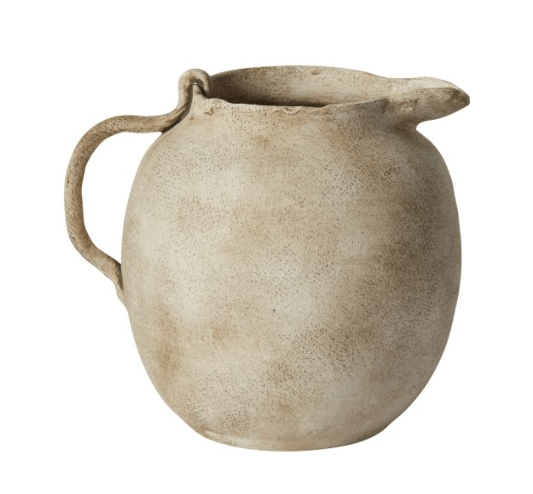 Eleanor Off - White Ceramic Jug
