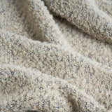Alpone Fringed Throw Blanket, Oat