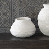 Ceramic Woven Basket - Look Vase, Large
