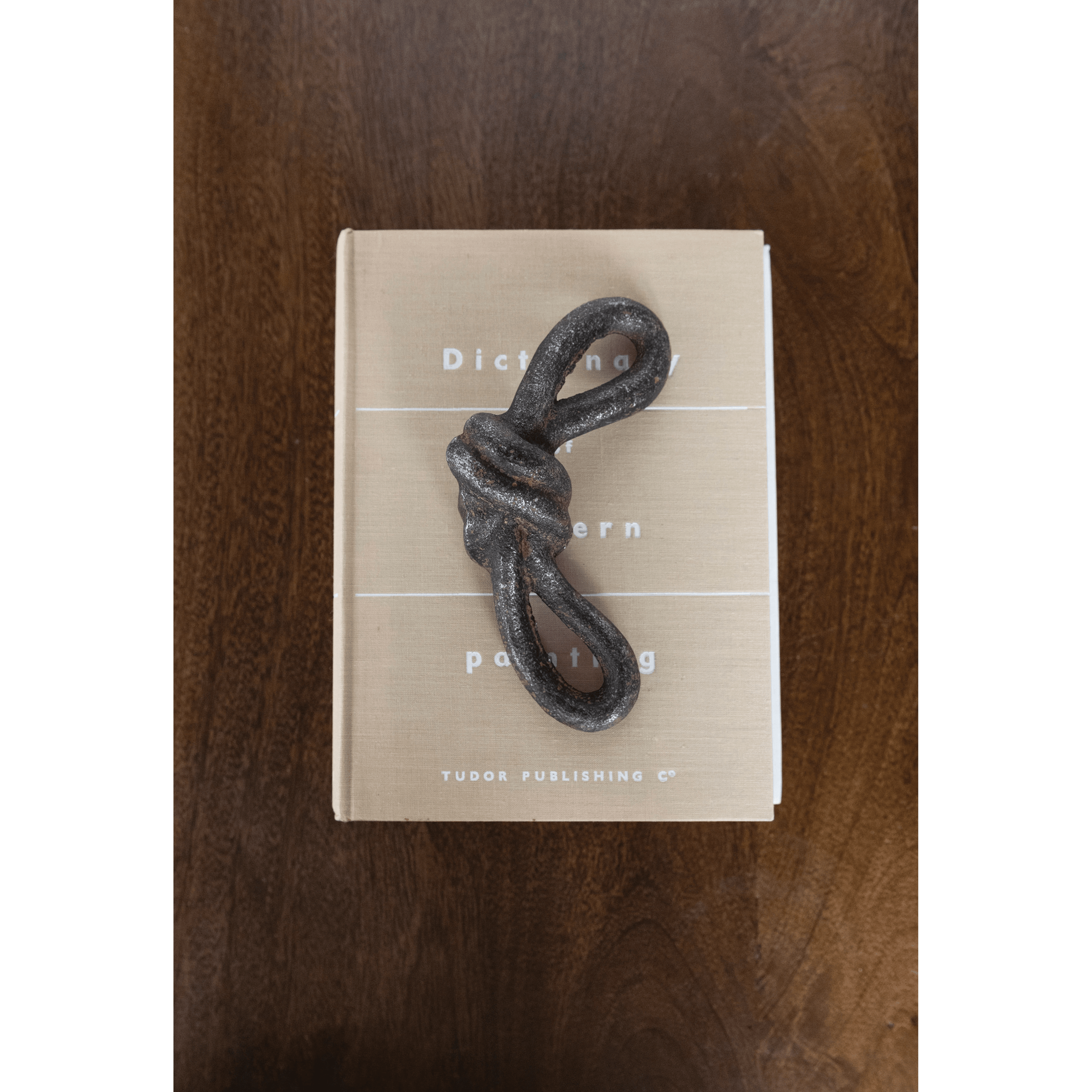 Cast Iron Black Knot Décor White Cliff Studio Decorative Objects