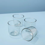 Ruffle Rocks Clear Drinking Glass