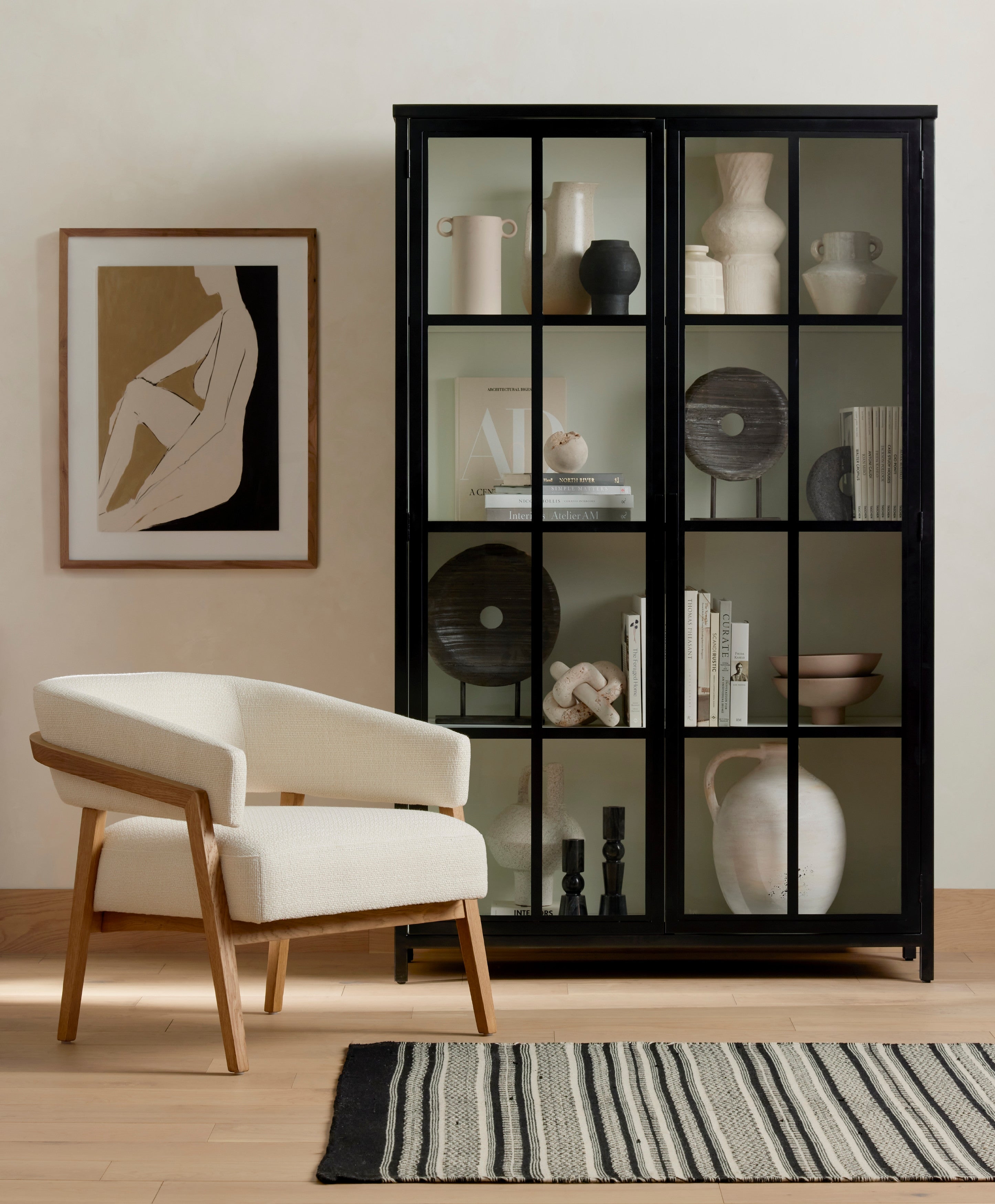Charlie Black Display Cabinet