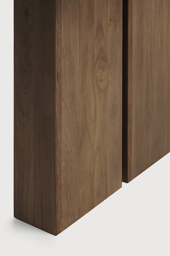 Double Extendable Teak Wood Dining Table