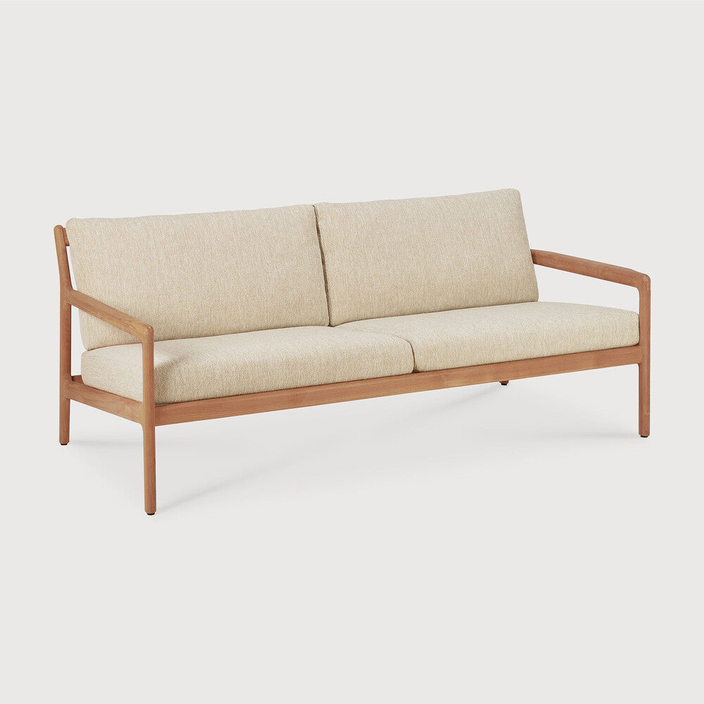 Jack Indoor / Outdoor Teak Loveseat Sofa, Natural