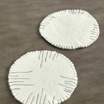 Fine Line Ivory Wool Trivet