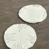 Fine Line Ivory Wool Trivet