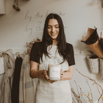 Flower Shop Soy Candle - Tan Matte Jar - 15 oz White Cliff Studio Candles and Candle Accessories