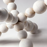 Fractals Off - White Geometric Decorative Sculpture, Large