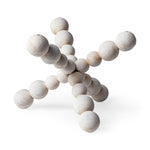 Fractals Off - White Geometric Decorative Sculpture, Large
