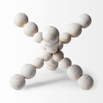 Fractals Off - White Geometric Decorative Sculpture, Large