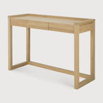 Frame desk - oak - 2 drawers - rectangular White Cliff Studio Desk