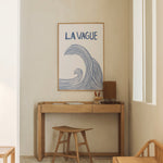 Frame desk - oak - 2 drawers - rectangular White Cliff Studio Desk