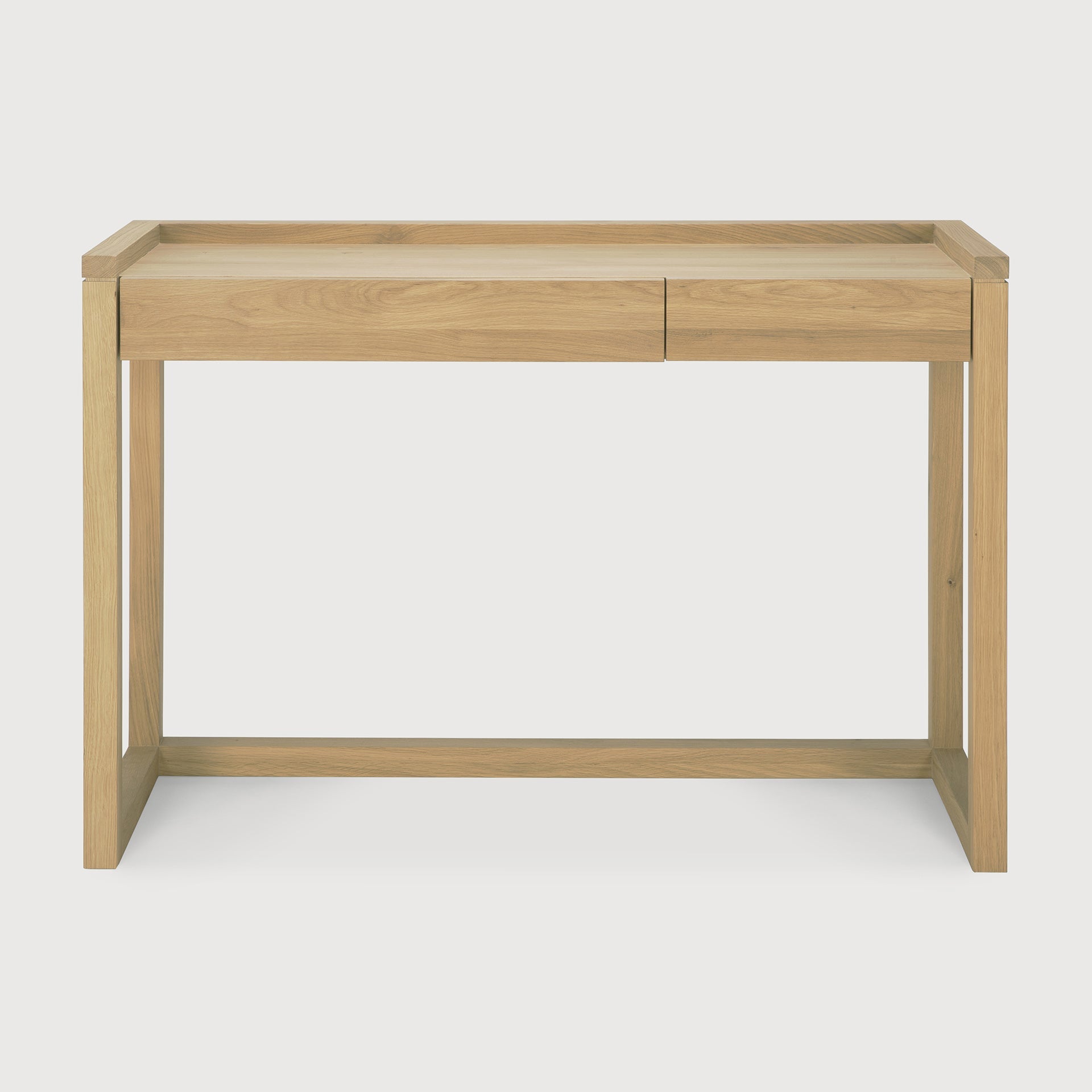 Frame desk - oak - 2 drawers - rectangular White Cliff Studio Desk