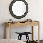 Frame desk - oak - 2 drawers - rectangular White Cliff Studio Desk