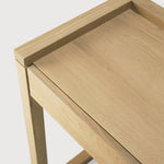 Frame desk - oak - 2 drawers - rectangular White Cliff Studio Desk