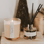 Fraser Fir Soy Candle - Tinted Glass Jar - 12 oz White Cliff Studio Candles and Candle Accessories