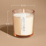 Fraser Fir Soy Candle - Tinted Glass Jar - 12 oz White Cliff Studio Candles and Candle Accessories