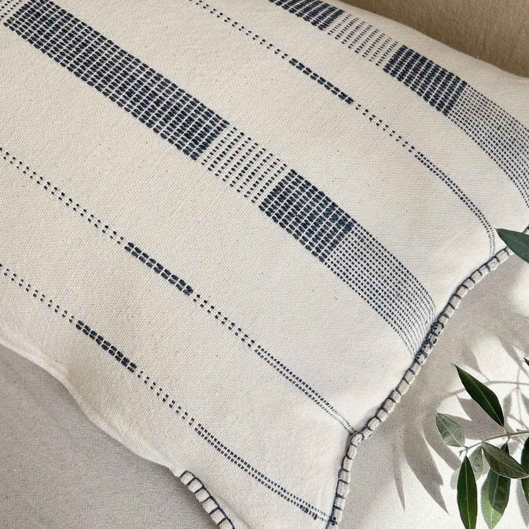 Fulcrum Ink Oversized Cotton Lumbar Pillow