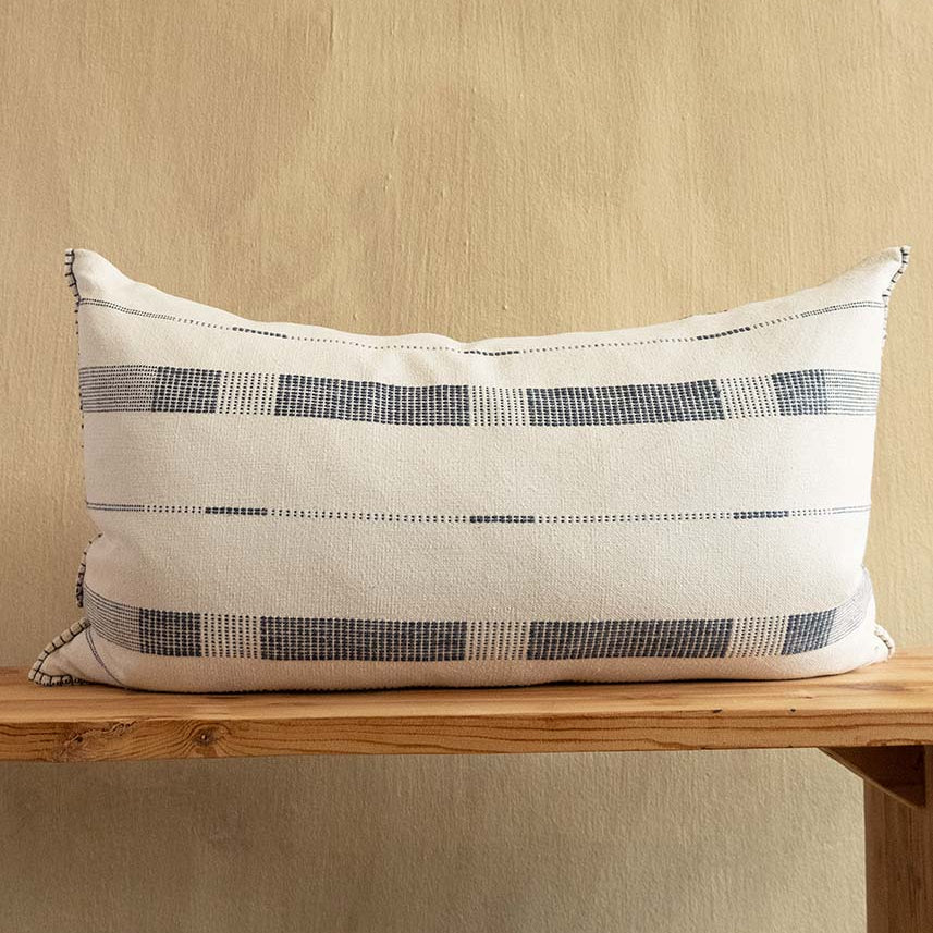 Fulcrum Ink Oversized Cotton Lumbar Pillow