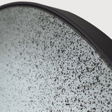 Gate floor mirror - Clear - black metal frame - medium aged White Cliff Studio Floor Mirror