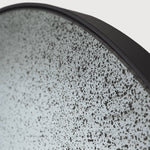 Gate wall mirror - Clear - black metal frame - medium aged White Cliff Studio Wall Mirror