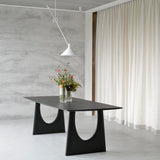 Geometric Dining Table White Cliff Studio Dining Table
