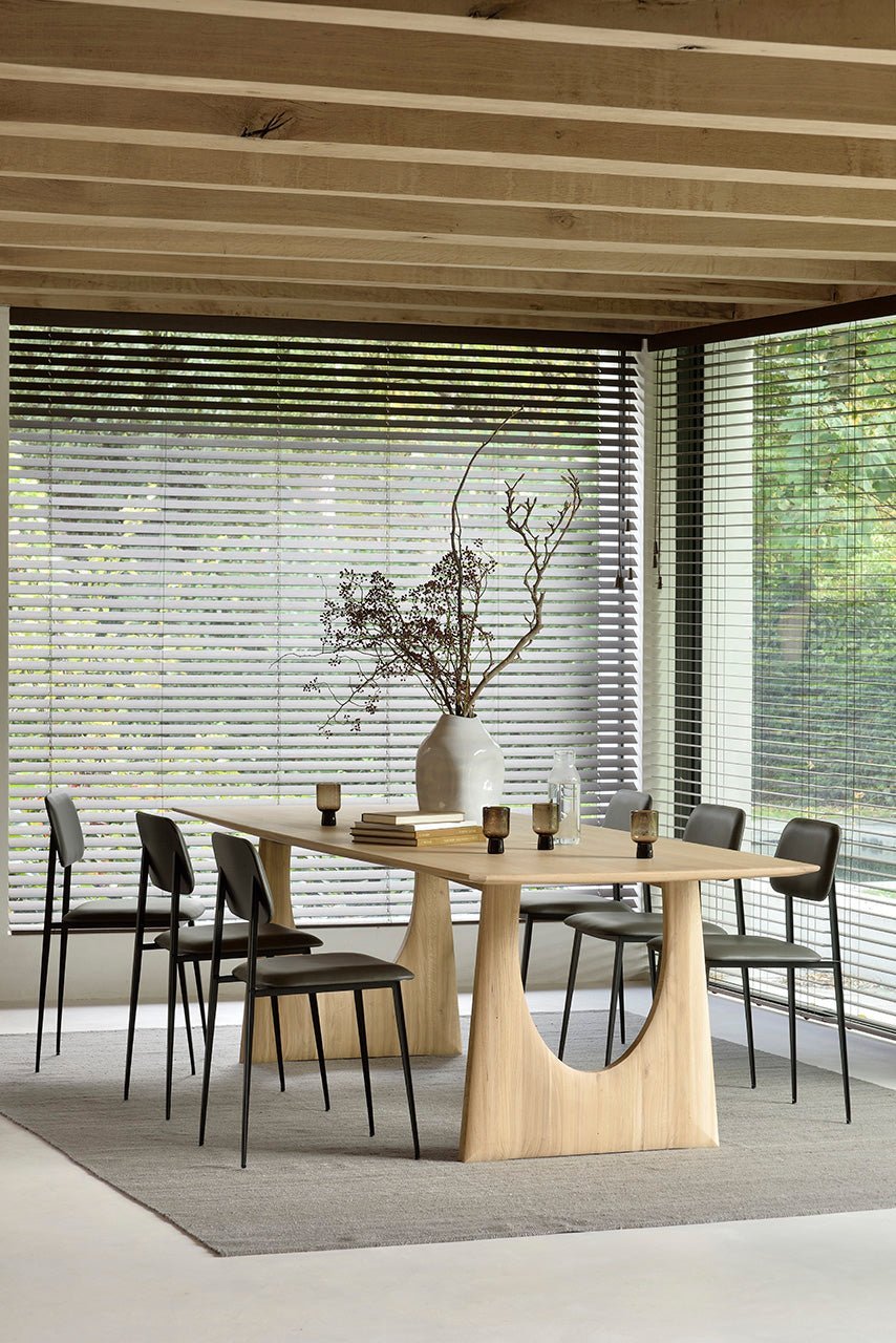 Geometric Dining Table White Cliff Studio Dining Table